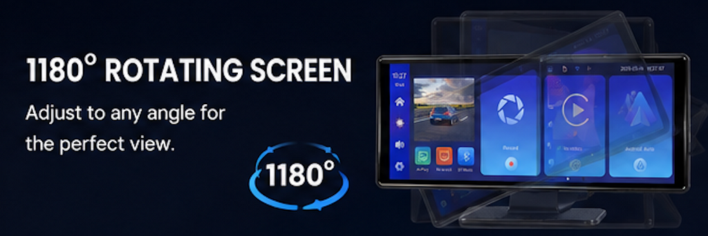 REVHAUS A4662 – 10.26″ Wireless CarPlay Display