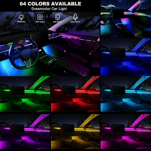 REVHAUS 10-in-1 RGB Ambient Lighting Kit
